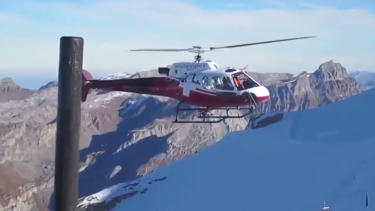 Heli Ski with Trikke Carving Vehicule
