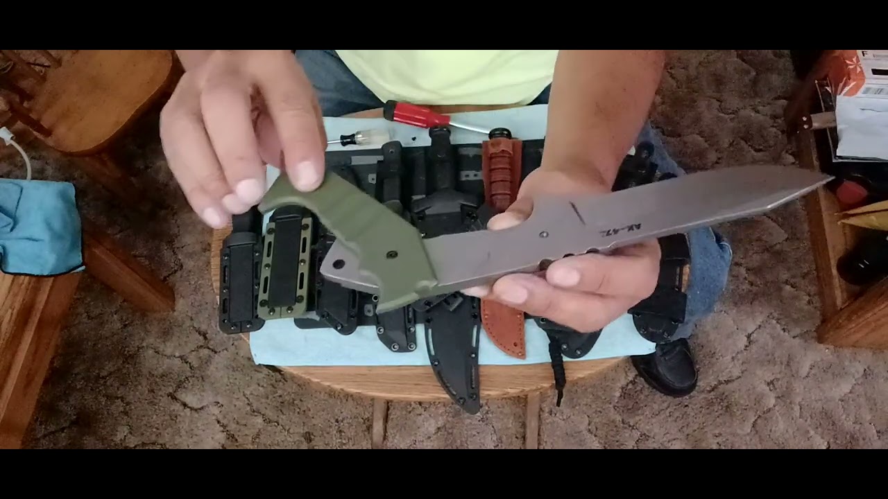 Stiletto's Special Request Video Cold Steel AK-47 Field Knife Take Down