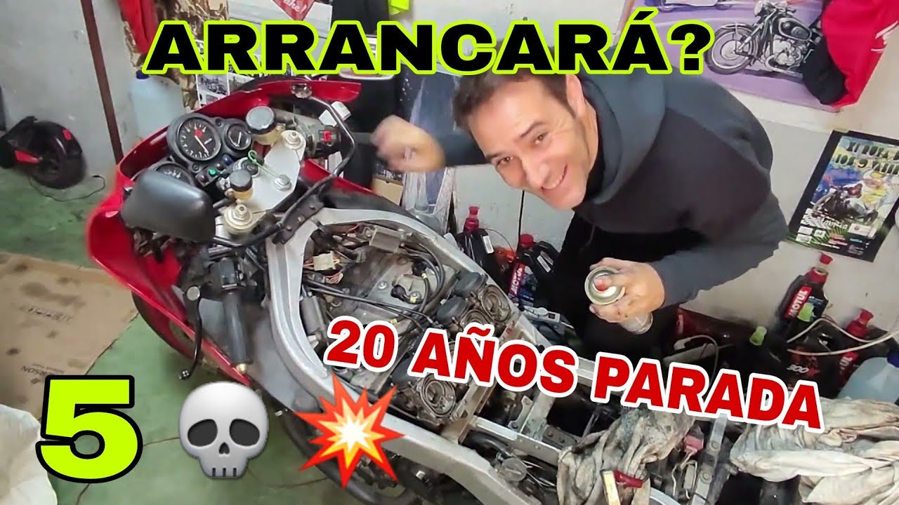 5💚 ARRANCARÁ MOTO DESPUÉS DE 20 AÑOS PARADA? Proyecto Kawasaki ZXR 750 H1 telefónica