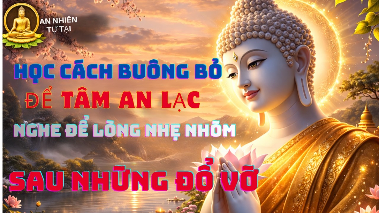 Phật dạy: HỌC CÁCH BUÔNG BỎ ĐỂ TÂM AN LẠC - NGHE ĐỂ LÒNG NHẸ NHÕM SAU NHỮNG ĐỔ VỠ