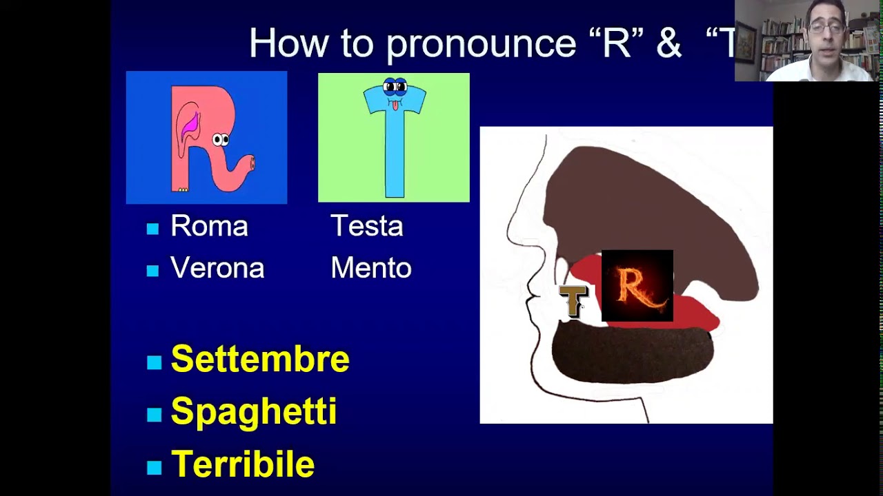 How to pronounce the T and R in Italian? Short Italian pronunciation lesson
