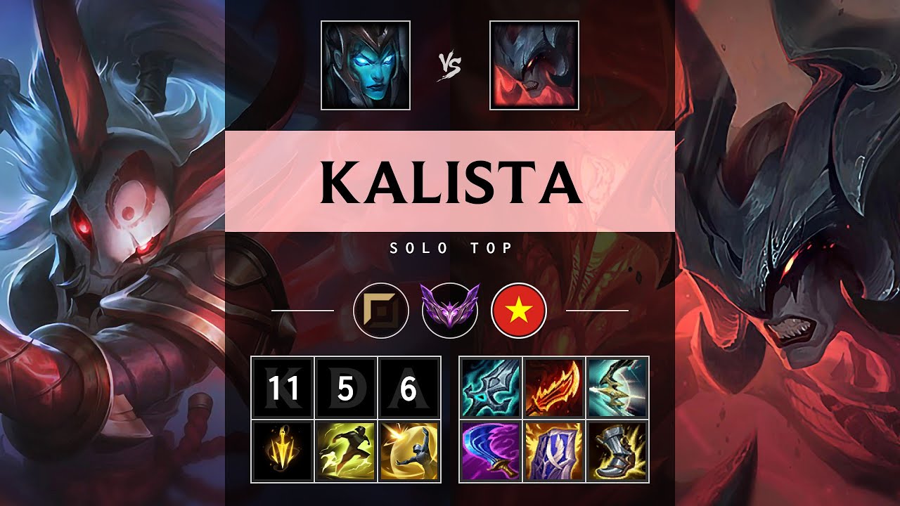 Kalista Top vs Aatrox - VN Master Patch 25.17