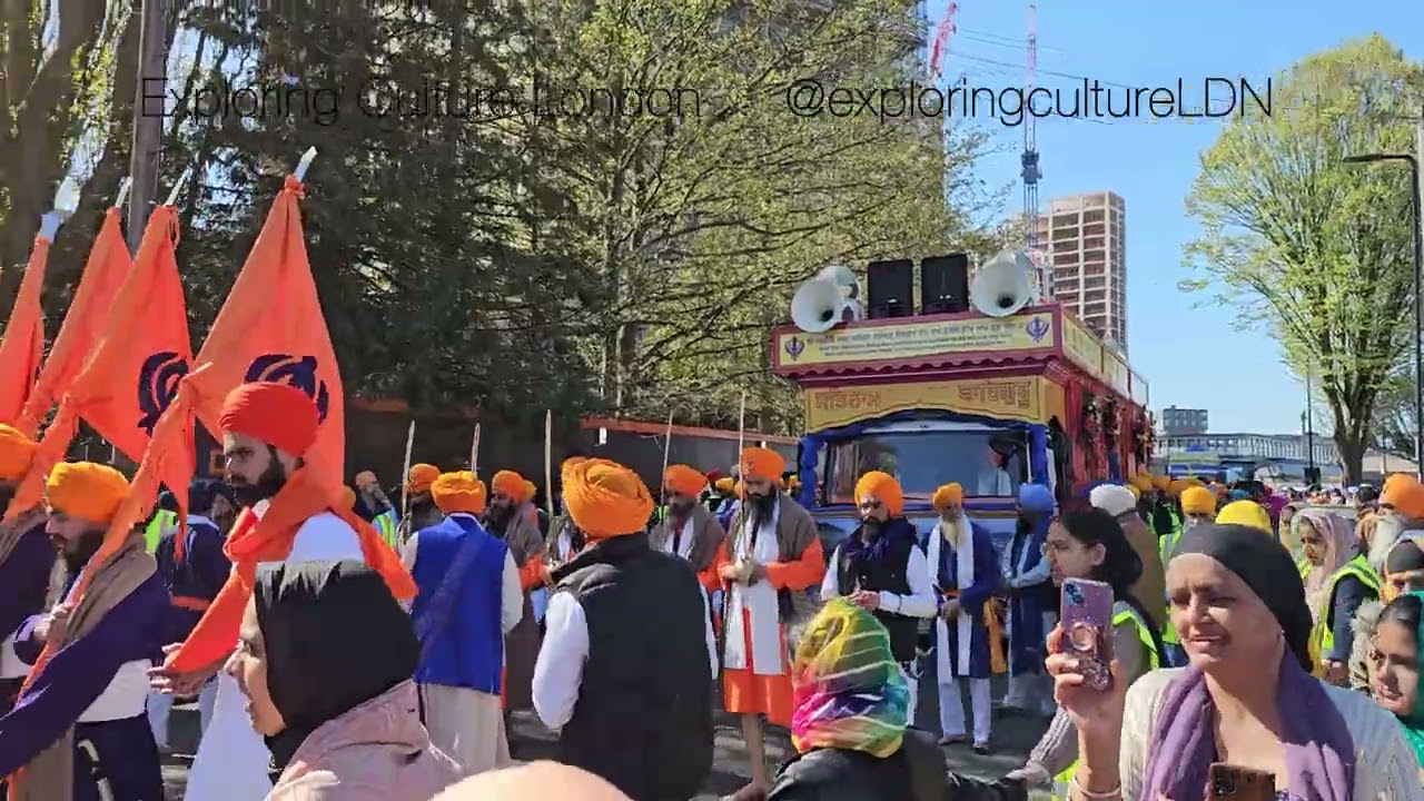 Southall Nagar Kirtan &ndash; Annual Sikh procession &ndash; April 2025