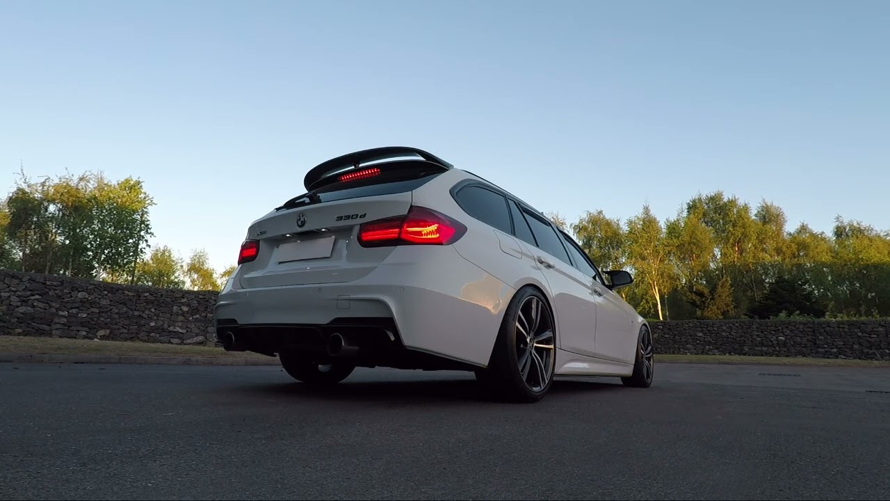 BMW 330d F31 Straight Pipe Start Up/Rev