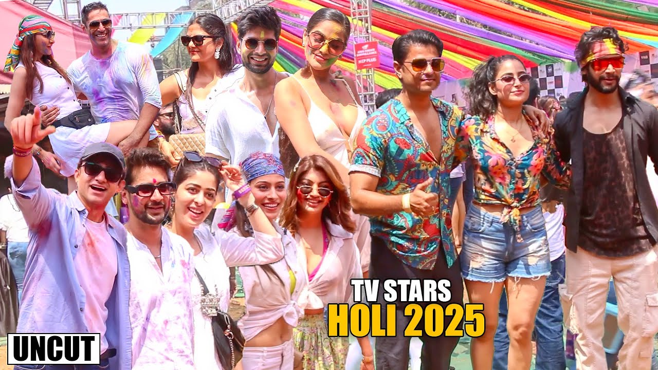 UNCUT - All TV Celebrities Arrive at the Ultimate Holi Party 2025