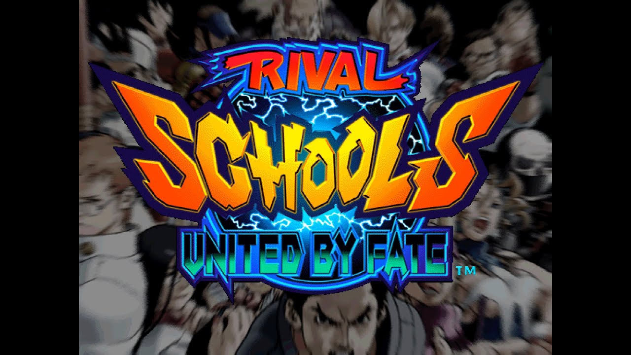 Rival Schools Arcade - Sakura and Akira(unmasked)