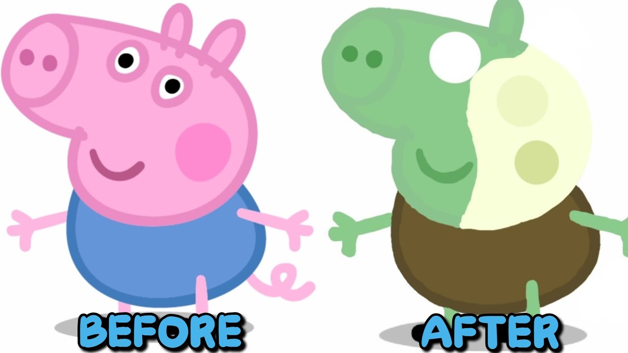 TURNING PEPPA PIG CHARACTERS INTO PIGGY SKINS 4