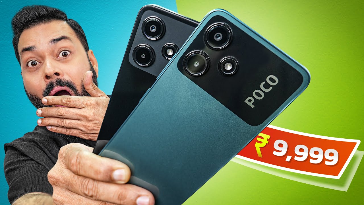 POCO M6 Pro Unboxing and First Impressions ⚡ Most Affordable 5G Phone @Rs.9,999*!