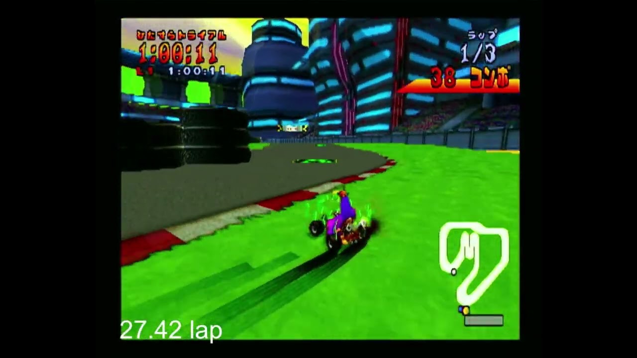 CTR - Turbo Track 28.58 SL 27.20 Lap and others laps.