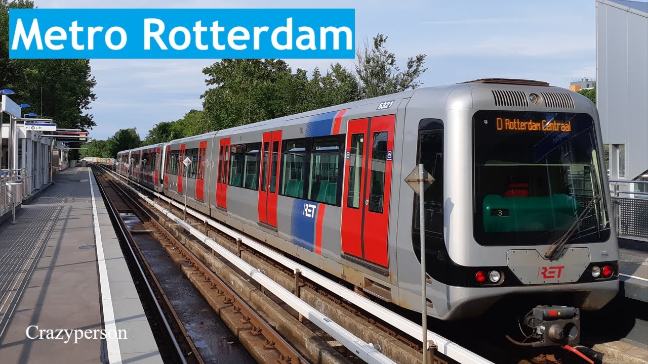 Metro De Akkers - Rotterdam CS - Beurs | RET Lijn D en E (2025)