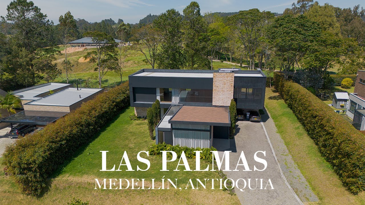 Casa de LUJO en venta en el ALTO DE LAS PALMAS, donde viven los famosos de Medellín.