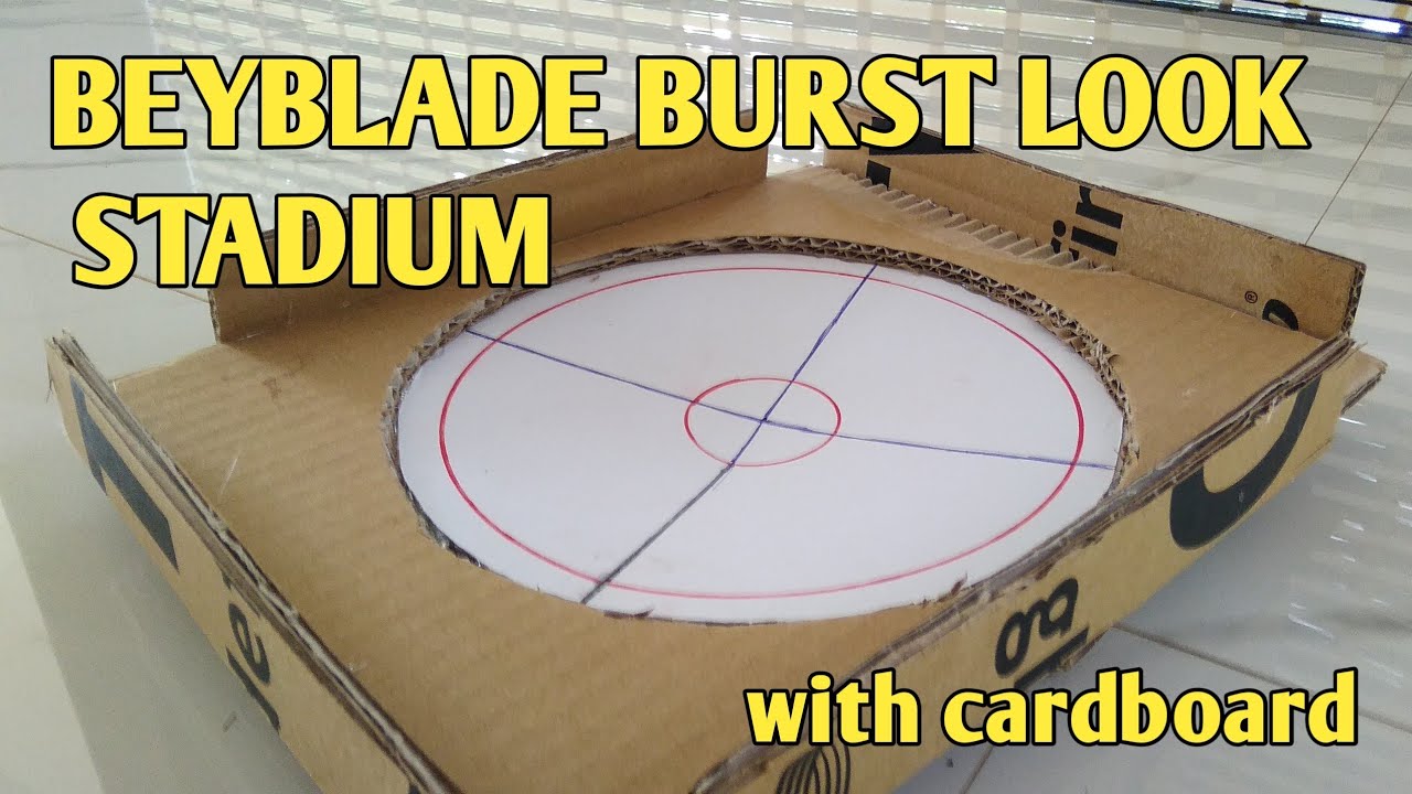 How to make a Beyblades burst stadium / how to make Beyblade stadium with cardboard / AD Crafts /