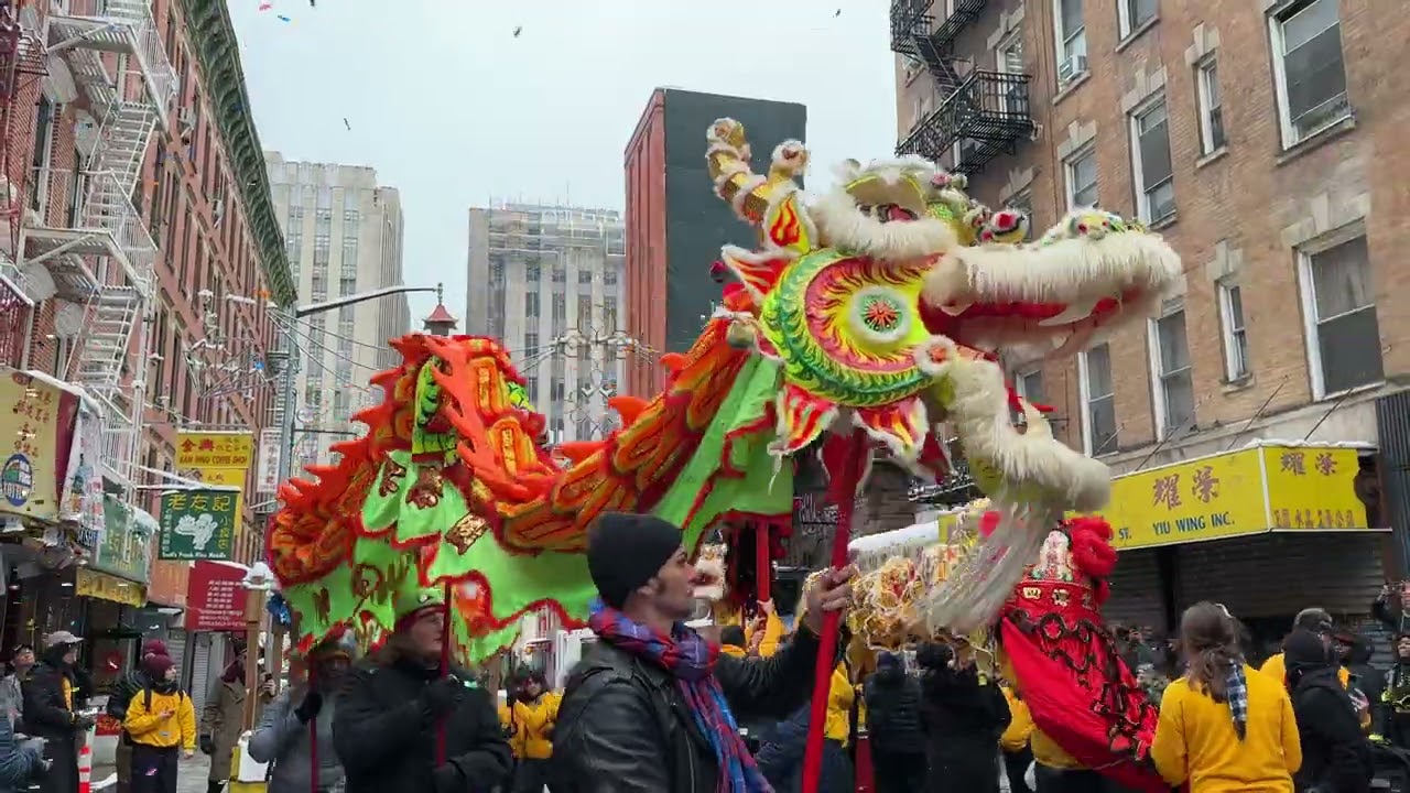 Yee's Hung Ga International Kung Fu Assn.- Lion and Dragon Dance on High Pole Super Saturday 2024 🦁🐉