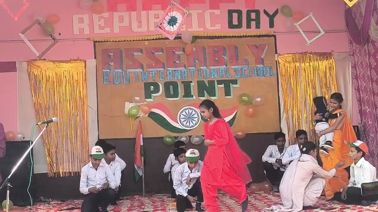 Sandeshe aate hai Act performance by students| Republic day Celebration 