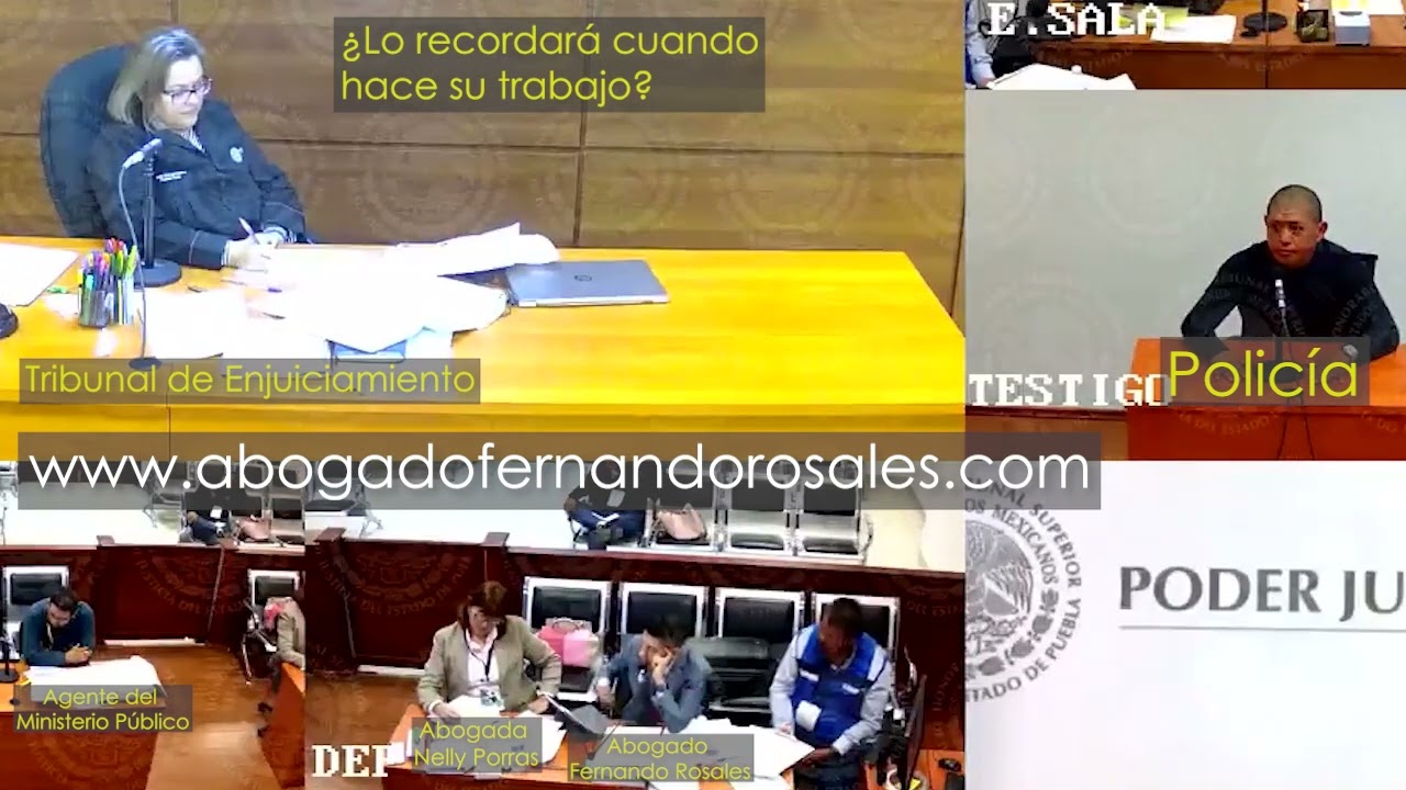 ABOGADO ACORRALA A POLICÍA