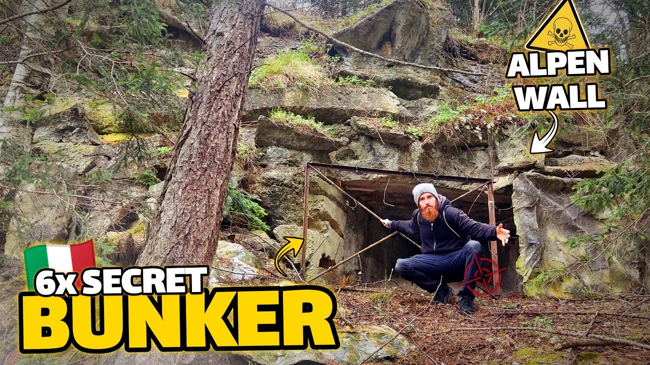 TARNBUNKER unter BURG?! 🏰😱 Geheimnisse  Alpenwall • Lost Place Vallo Alpino! Italien