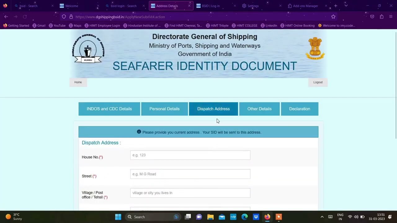 How to apply for B- SID | Biometric Seafarer Identity Document Application Process