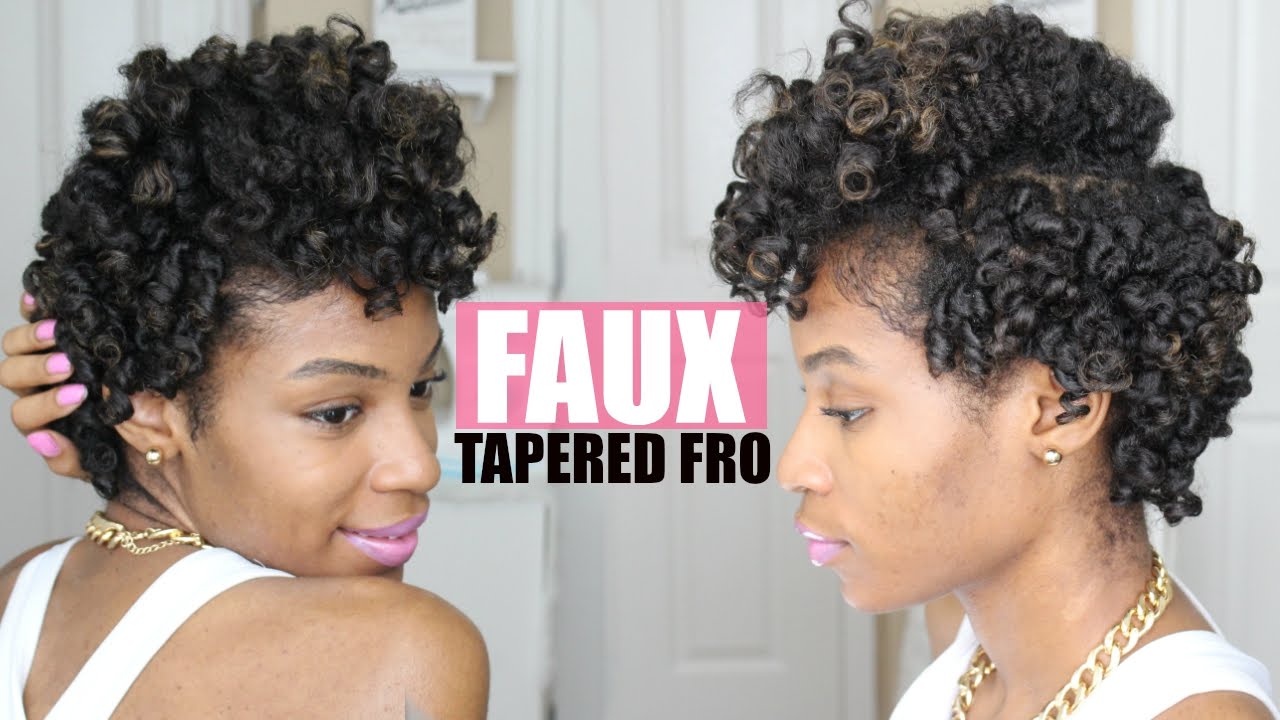 Faux Tapered Cut Natural Hair Updo | #TargetStyle