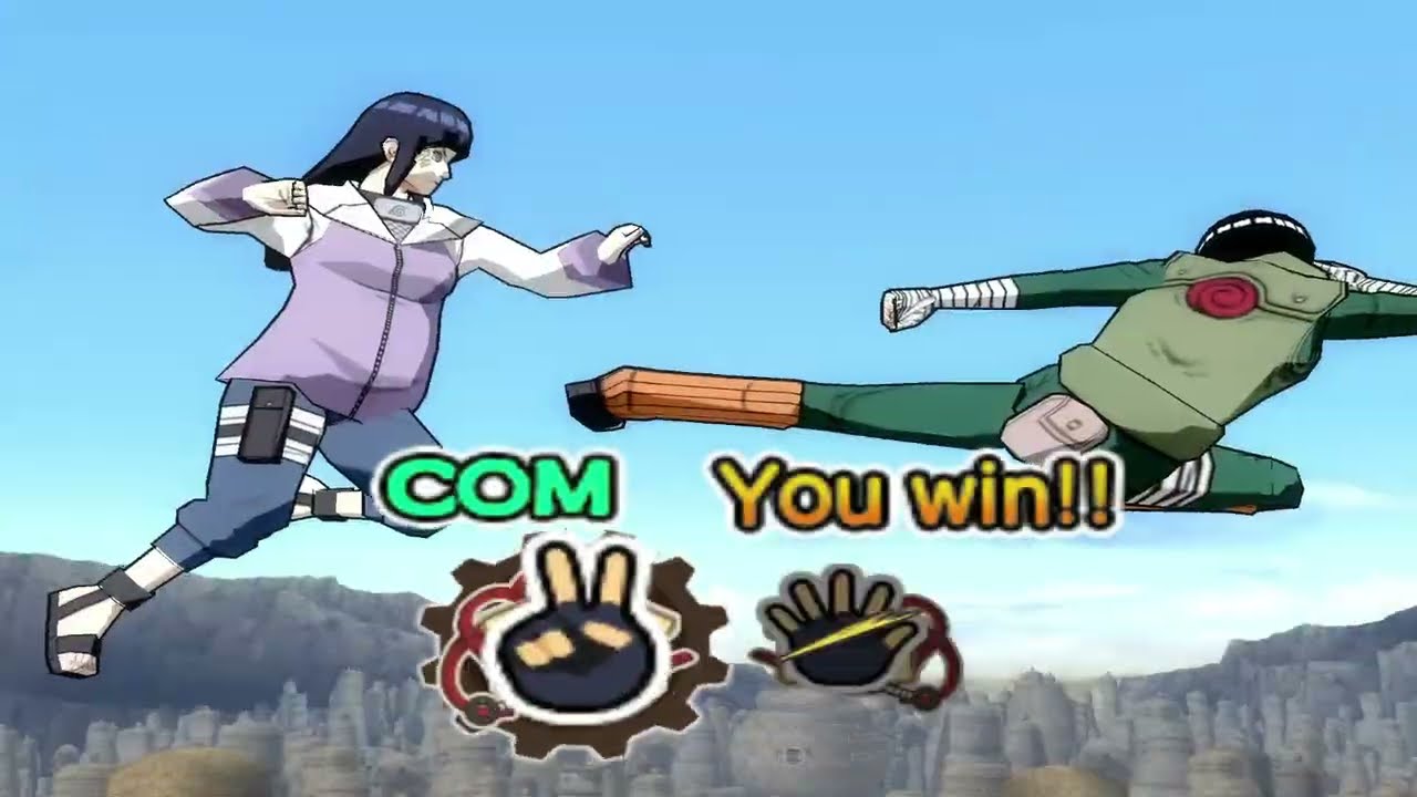 Relevant Ninja: Hinata vs Rock Lee #Naruto Shippuden Ultimate Ninja 5