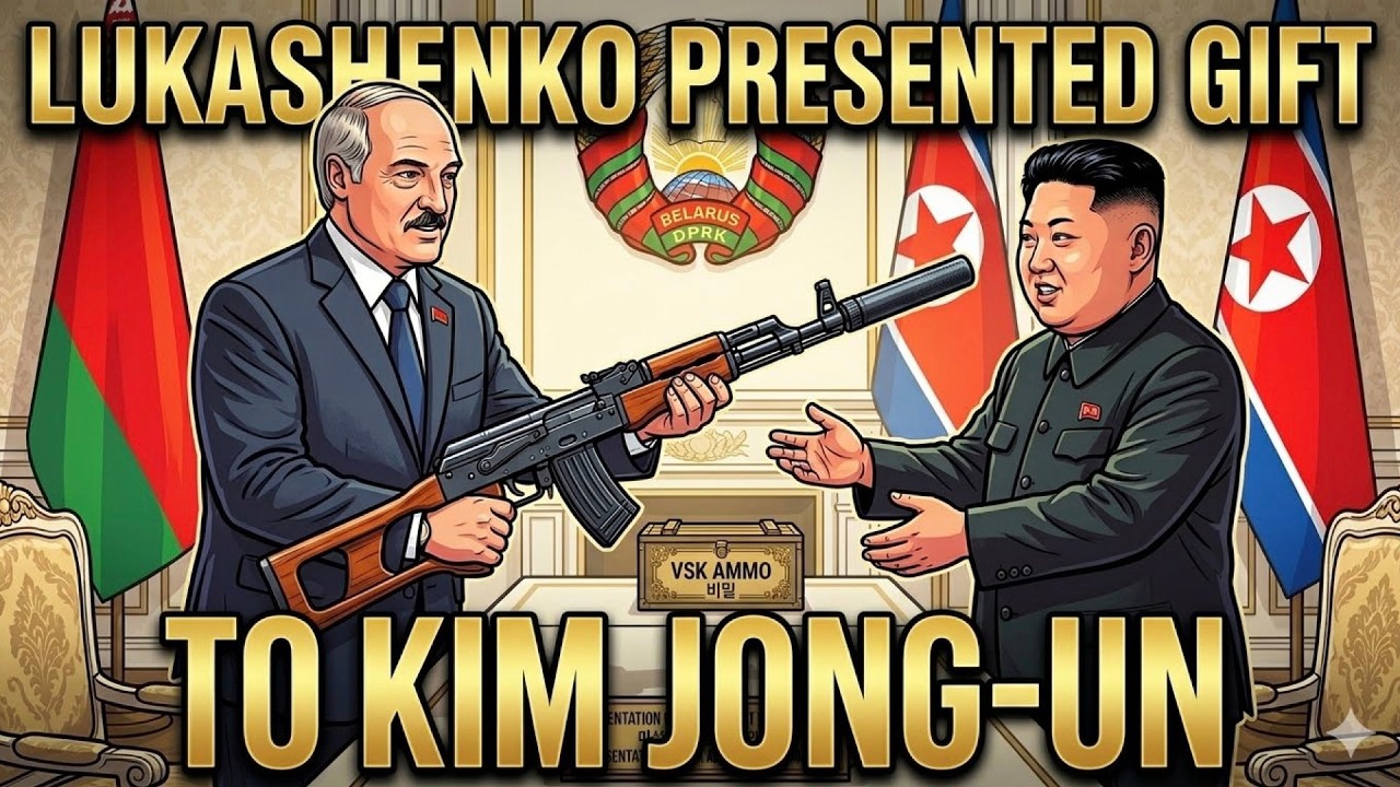 Kim Jong-un's Rifle Skills Impress Belarus Leader