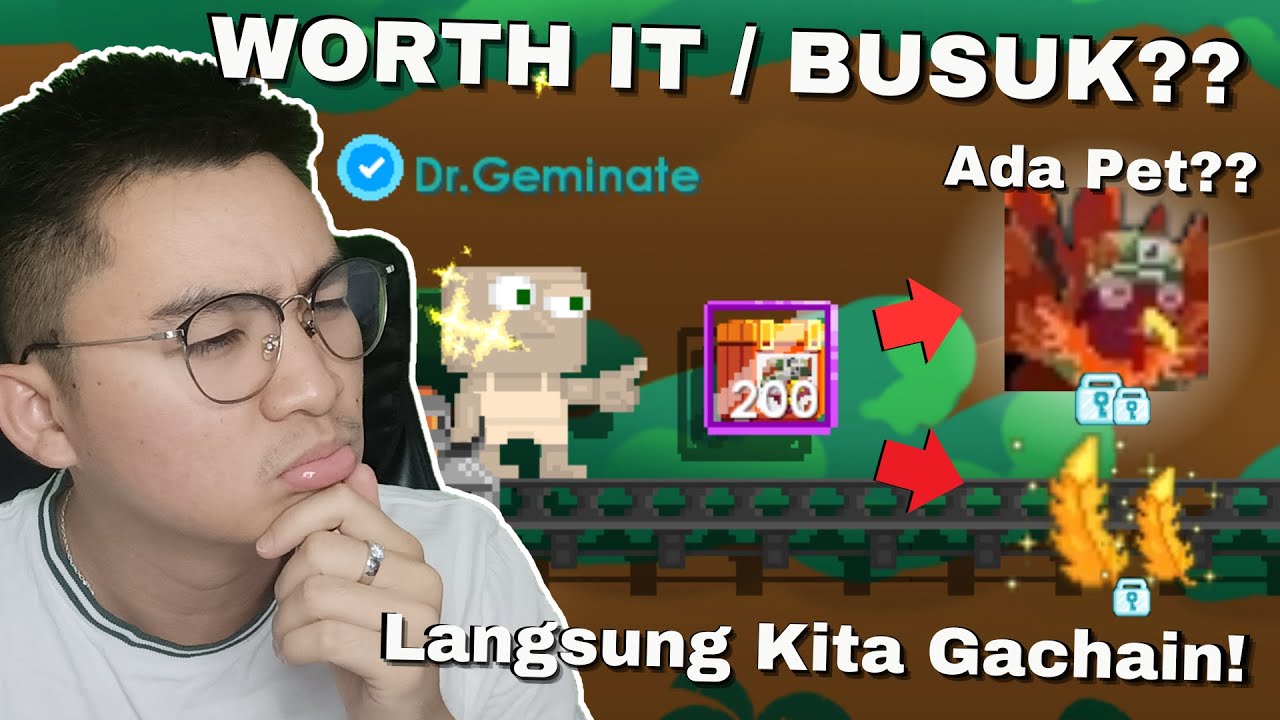 Gacha Suffin Support Worth It / Busuk?? | Langsung Kita Gacha! | Growtopia Thanksgiving