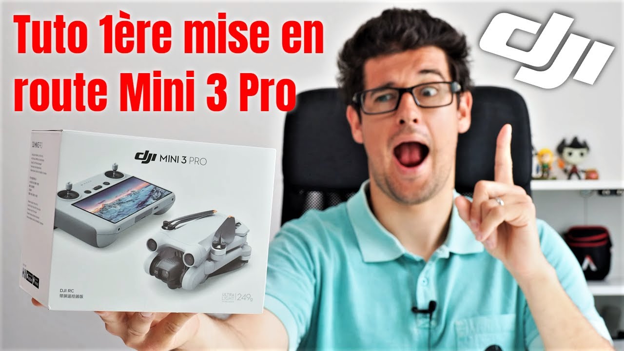 DJI Mini 3 Pro : TUTO COMPLET PAS A PAS de la 1ère mise en route du drone avant 1er vol ! ☝🚁
