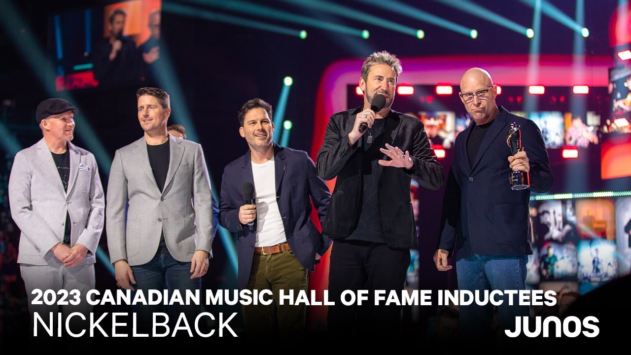 Nickelback is Inducted into The Canadian Music Hall of Fame | The 2023 JUNO Awards