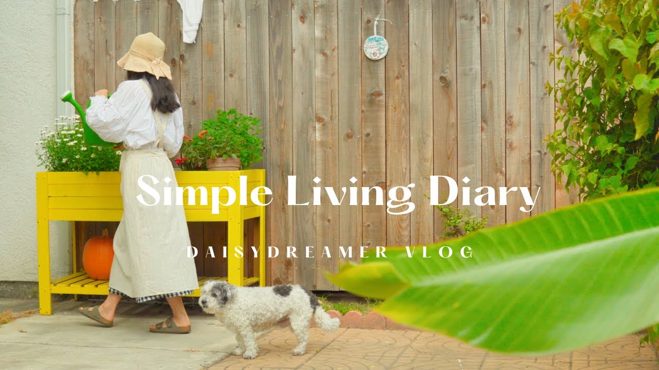 Simple Living Diary ✨ | Cozy Home Life | Baking, Gardening, Crafting, Lychee Rose Black Tea | Vlog