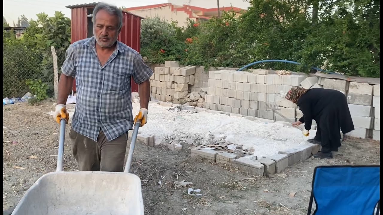 Yeni Tandırımızın Temelleri Atıldı〰️Ablam Temel Atmayı Nerden Öğrendi☺️