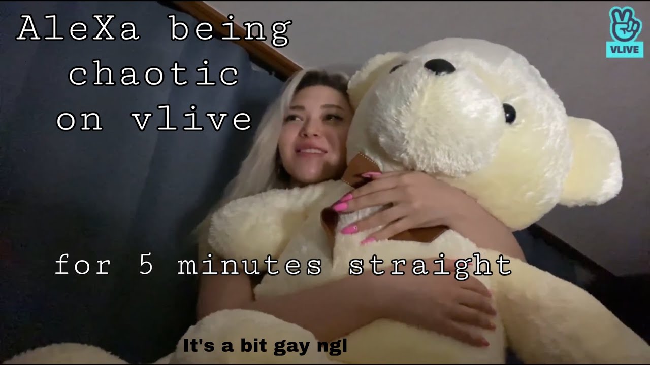 AleXa Being Chaotic On Vlive For 5 Minutes Straight - March 2021