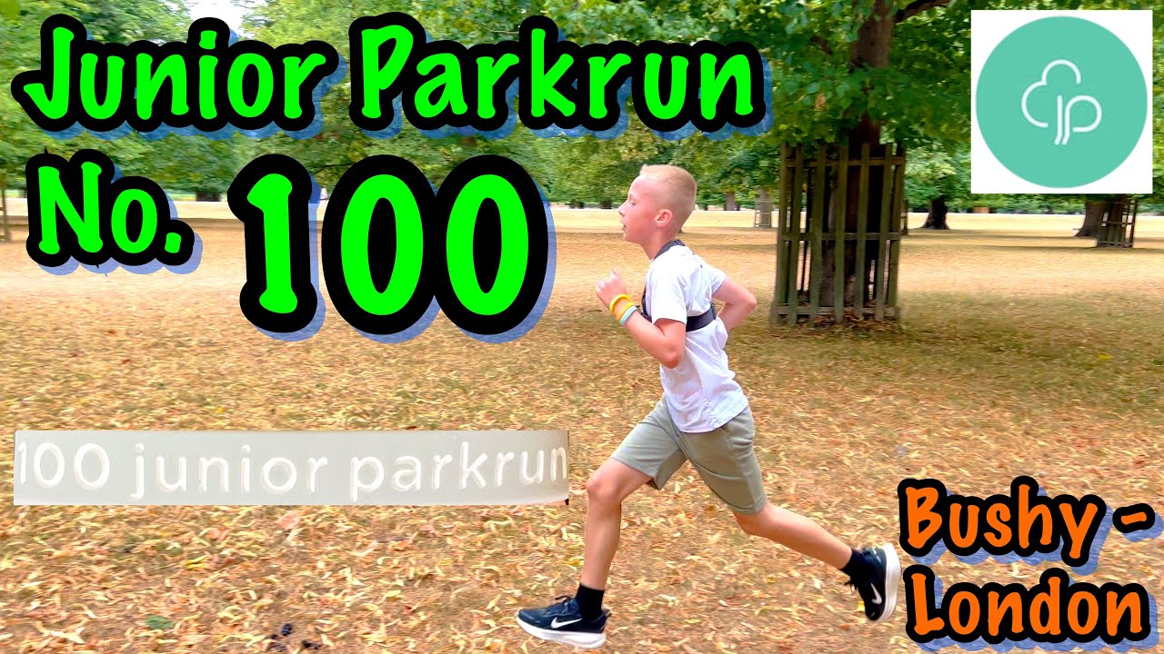 Junior Parkrun (Bushy) My 100th Jnr. Parkrun 06/07/2025