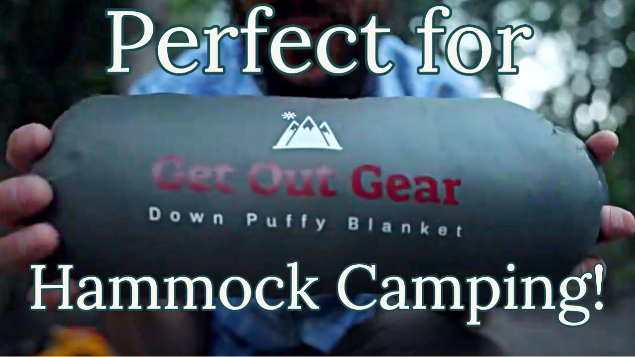 Get Out Gear Down Blanket, Perfect for hammocks!! 🏕💤🔥