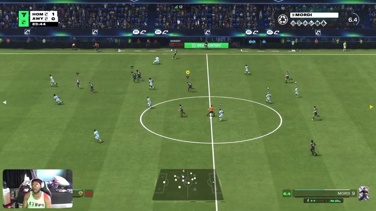 Trying not to get cooked in FIFA