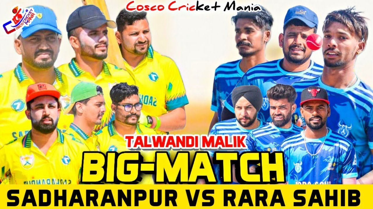 Rara Sahib(Naag & Blacky & Kala) Vs Sadharanpur(Dr & Parveen & Danny) Cosco Cricket Mania