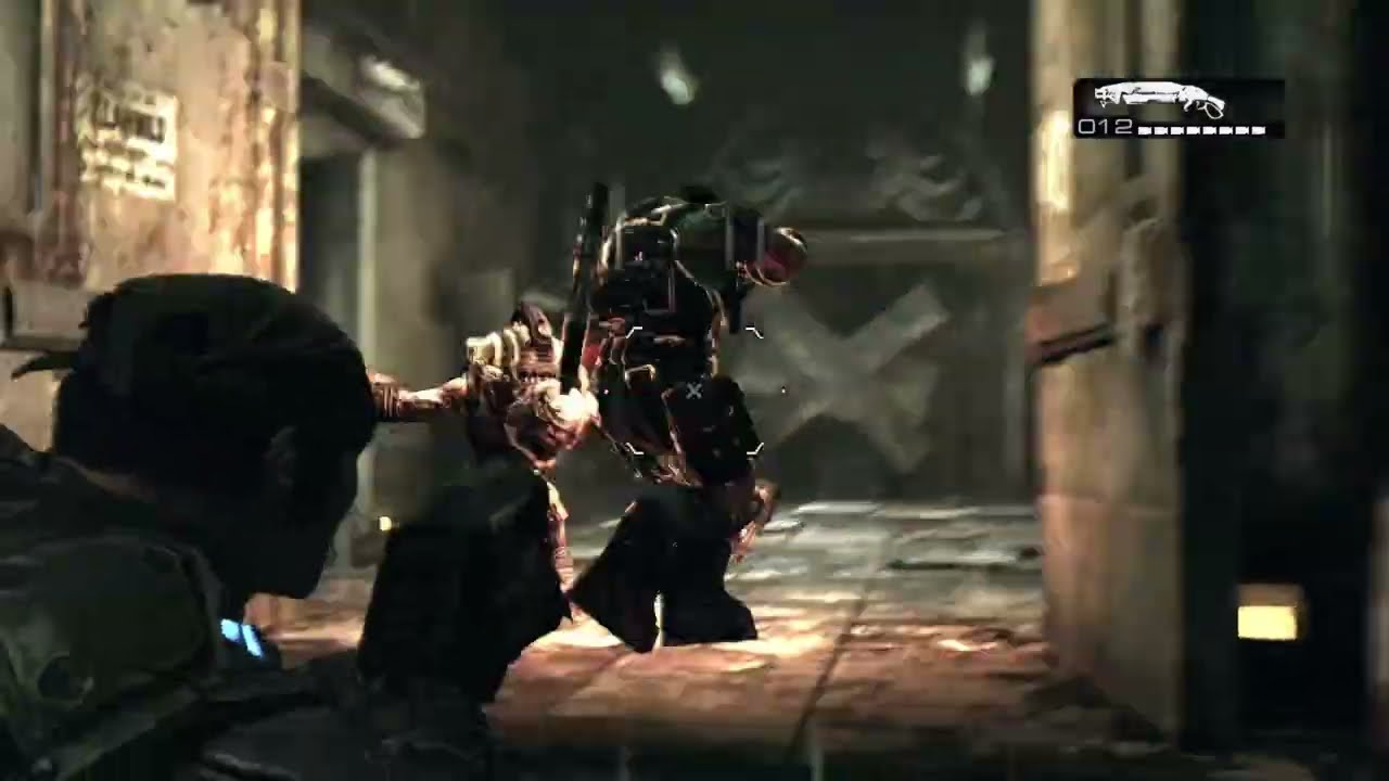 Gears of War 2 - Xbox Series X Walkthrough Act 3 Gathering Storm (4K & 60FPS)