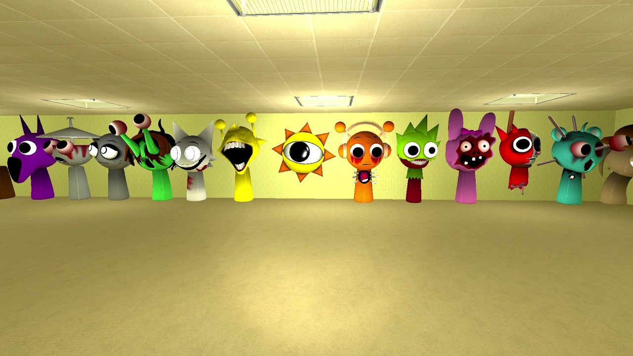unlimited nextbots in backrooms garrys mod snpc #snpc