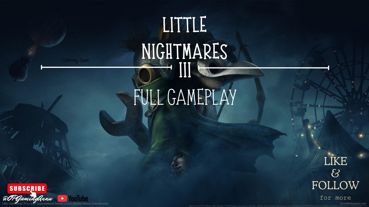 CAN WE SURVIVE ?|Little Nightmares 3FULL Gameplay🔥Gaming|| #viral #trending #gaming  ⁨@OPGamingAnnu⁩
