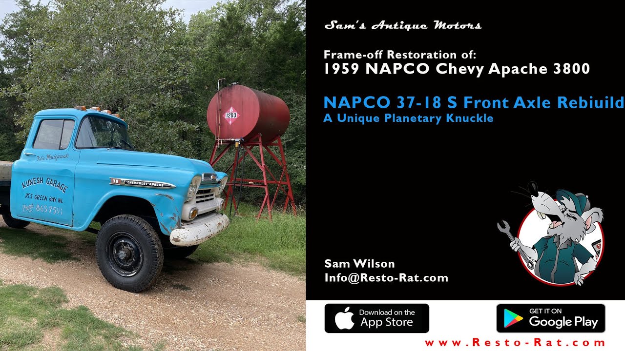 Front Axle Rebuild (Assembly) | Segment 6 – 1959 NAPCO Chevy Apache 1-Ton