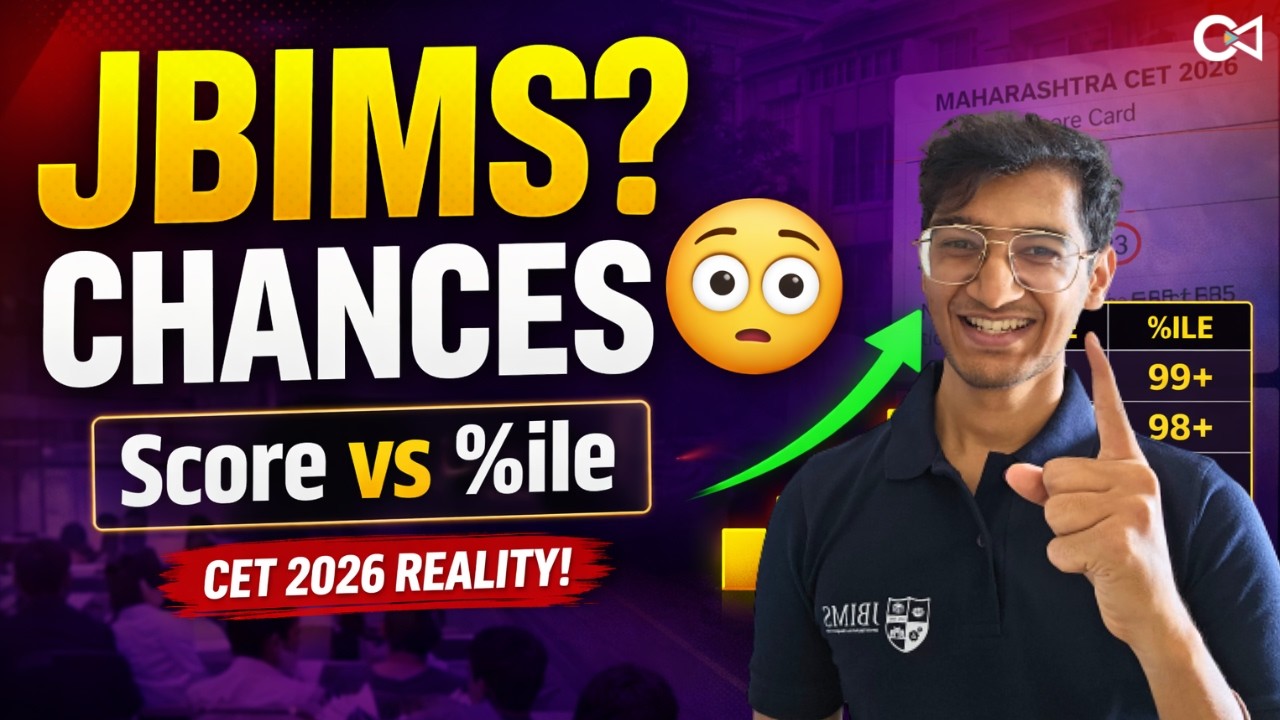 Can You Really Get JBIMS? (MBA CET 2026 Score vs Percentile Truth)