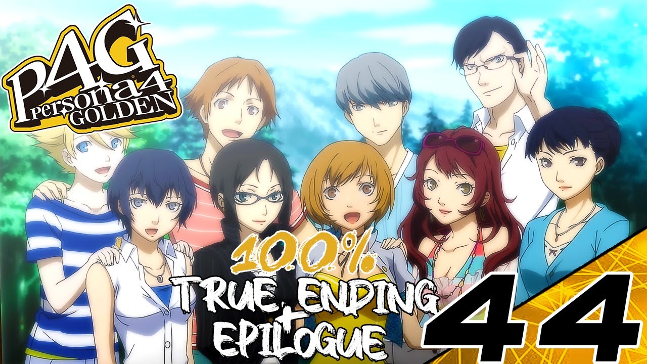 PERSONA 4 GOLDEN - Gameplay Walkthrough Part 44 - True Final Boss & True Ending + Epilogue (100%)