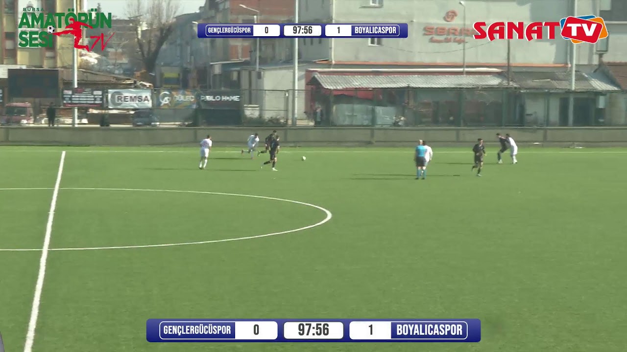 İNEGÖL GENÇLERGÜCÜ SPOR - İZNİK BOYALICASPOR FUTBOL KARŞILAŞMASI -SANAT TV