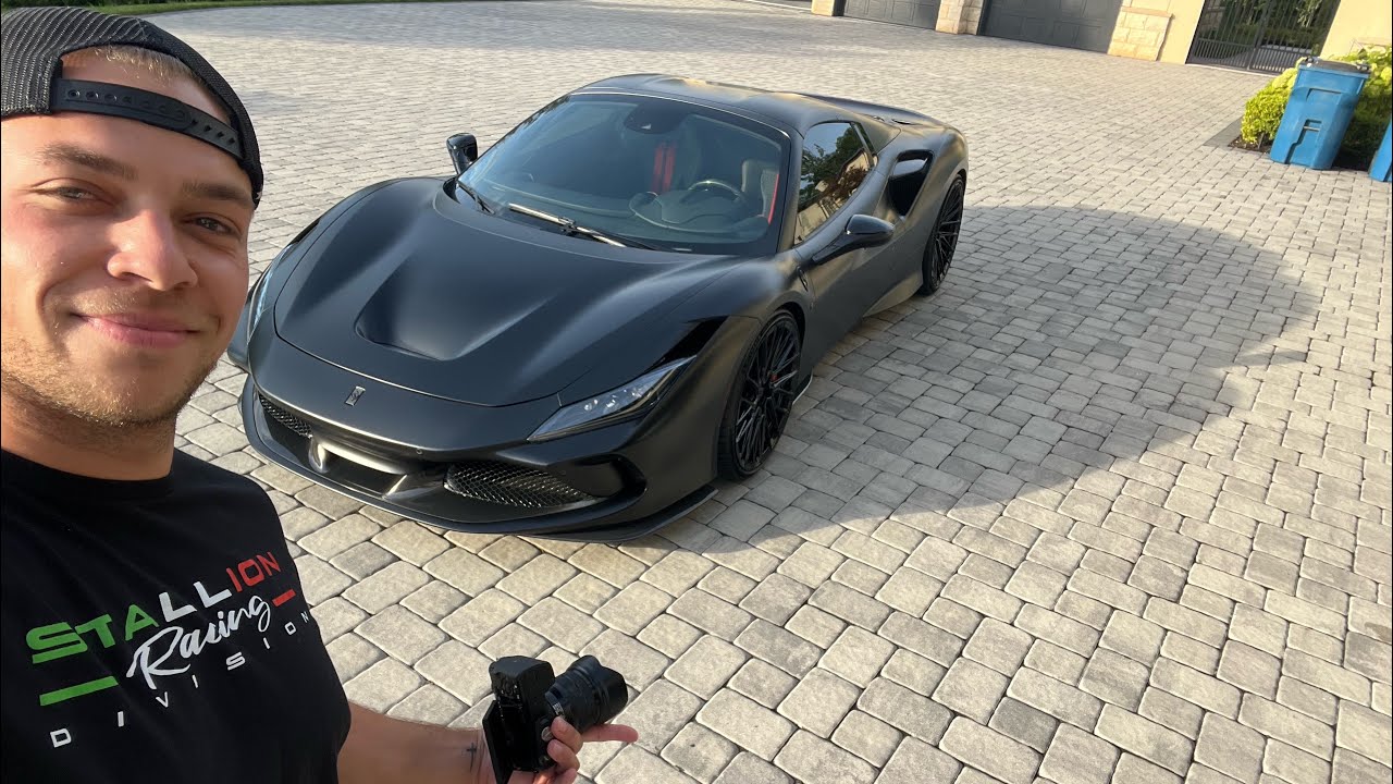 Ferrari F8 Almost catches Fire on First Drive&hellip; up in smoke