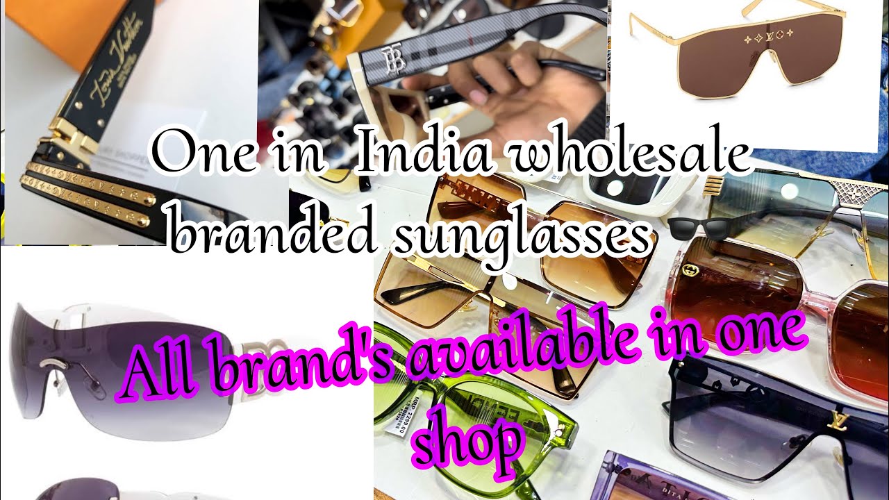 Imported sunglasses 😎 Celebrity Branded sunglasses in wholesale 🕶️Ballimaran wholesale market !