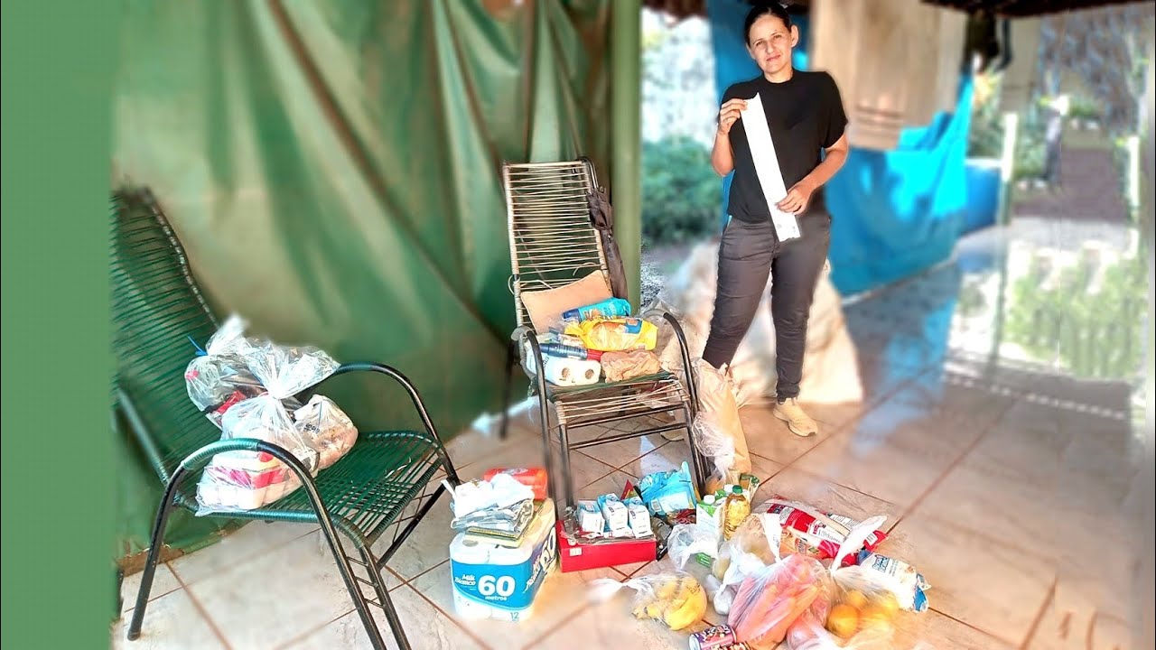 Compras de Supermercado R$420,00 + 32kg de Areia para Gatos