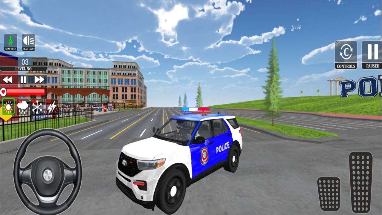 Police Car Drift Simulator 2026 Game Android Gameplay.