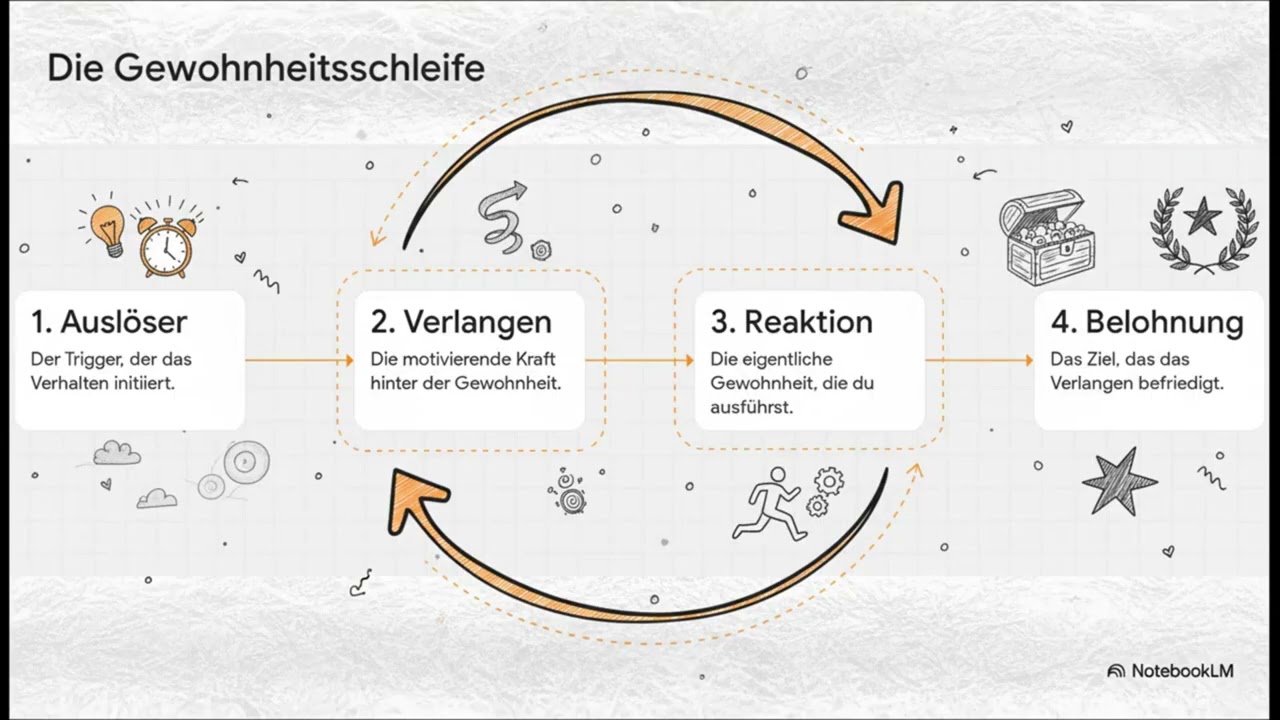 Die 4 S&auml;ulen der GEWOHNHEITSBILDUNG! Schlechte Gewohnheiten sind NICHT deine Schuld! JAMES CLEAR