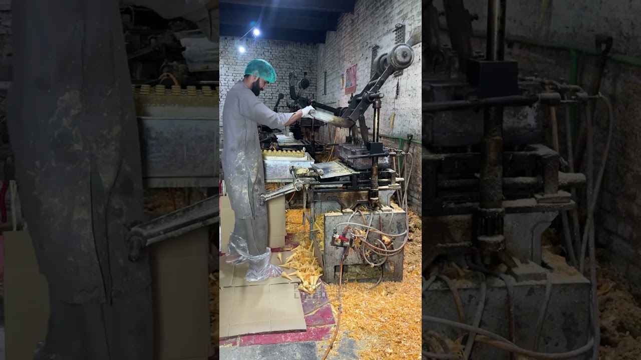 Crunchy Cones in Action 🍦 – From Raw Batter to Perfect Treat