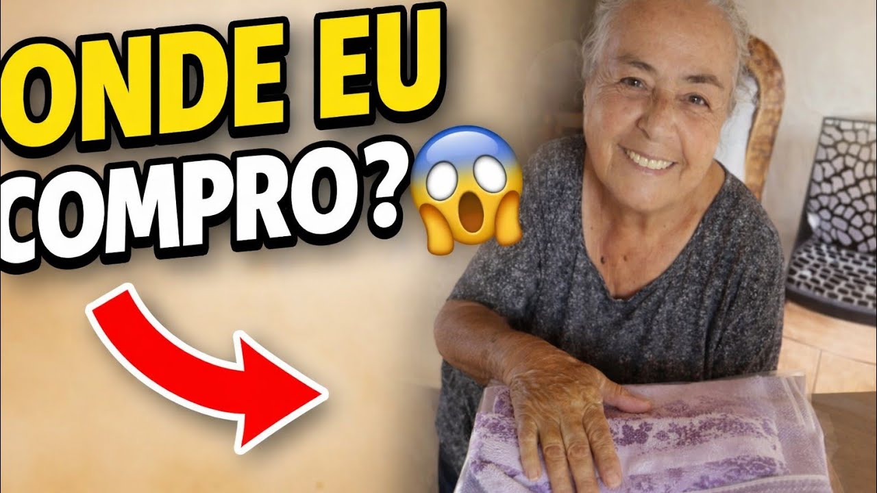 Você Não Vai Acreditar Onde Encontro Esses Panos de Prato!❤️ | Vó Cida