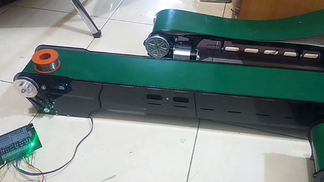 Belt Conveyor (mini) drive with Stepper Nema 17 and TB6600