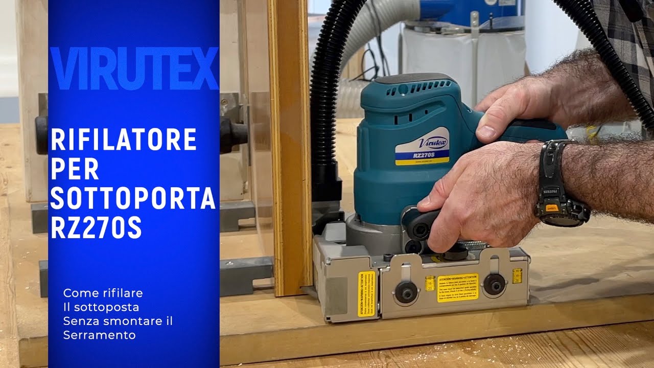 Non dovrai pi&ugrave; SMONTARE porte!  - RIFILATRICE SOTTOPORTA RZ270S - lavorazione del legno